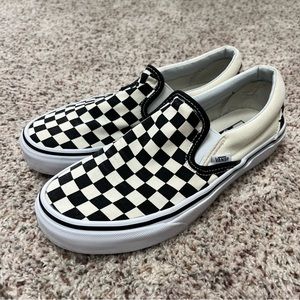 Checkered Slip-On Vans
